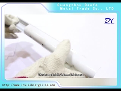 AL 1.5mm mit GI-Schrauben mit blaue doppelte Auflage unsichtbarem Aluminiumschienenstrang