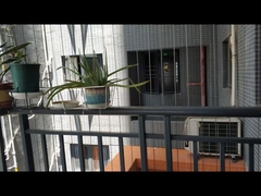 Fensterunsichtbares Gitter mit klarem Blick