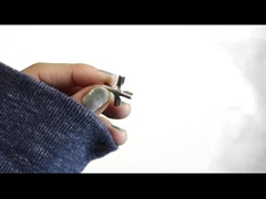 Stahldraht-Schienenhalter unsichtbare gleitende Sicherheitsgitter