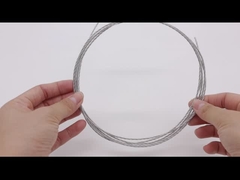 Einfach zu reinigen Fenster Unsichtbares Gitter Ende Abdeckung Aluminium Teil Teflon Stahldraht Seil Oberfläche