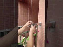 Wandbefestigungen für horizontales Seil 316 Drahtkorridor Unsichtbare Grillzubehör