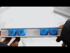 Polsterte unsichtbare Schienenbahn Aluminium Schutz Stahldraht Grill