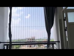 316 Edelstahlseil Seil Balkon Unsichtbares Gitter Diebstahlschutzfunktion