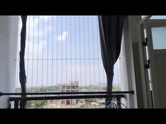 Aluminium Schienen Balkonfenster Unsichtbares Gitter