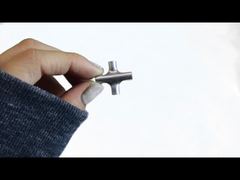 Ein genauerer Blick: Robustes Material Edelstahl Aluminium T-Nut-Profil mit einer Dicke von 1,0 mm