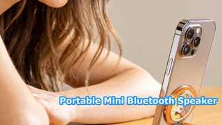 Musikwiedergabe unterstützt tragbarer Bluetooth-Lautsprecher mit einem Gewicht von 48 Gramm