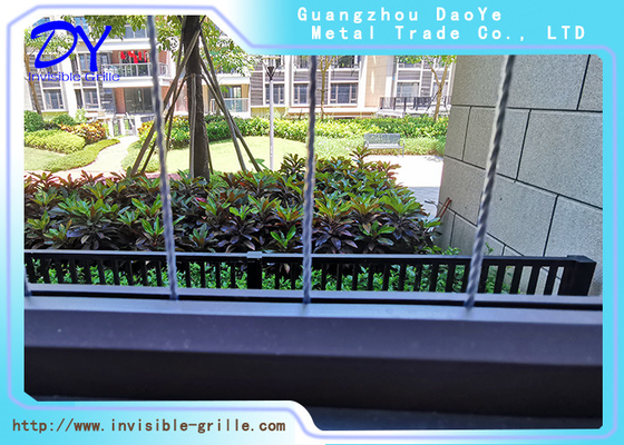 316 Grade Balkon unsichtbares Gitter Fensterschutznetz Edelstahlseil