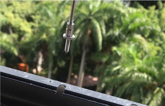 3 mm Walzen Stahldraht Balkongitter mit 100 kg Kapazität Balkon Walzengitter