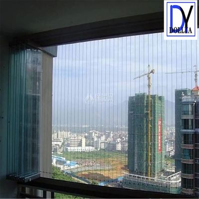 Drahtentfernung 5cm 6cm 10cm 12cm Fensterunsichtbares Gitter Aluminium-Teilendeckung und Sicherheitsgitter für industrielle Fenster