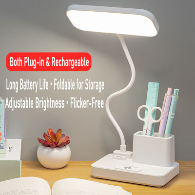 Power Bank Funktion Schreibtischlampe LED Schüler spezielle Schreibtischlampe Stifthalter Schreibtischlampe Schlafzimmer Nachtlicht Bettlampe
