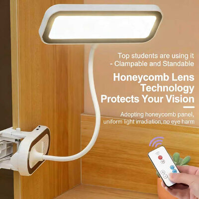 LED-Schreibtischlampe, studentenspezifische, augenschützende Clip-on-Lampe, Wohnzimmer-Touch-gesteuerte, dimmbare Nachtlampe für das Schlafzimmer