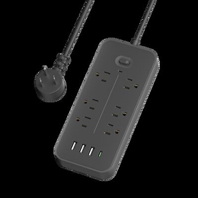 Ein Schlüsselschalter Feuerdichtes Kabel Stromanschluss Steckdose Sicherstellung der sicheren Energie