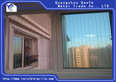 Antidiebstahl-Fenster-unsichtbarer Grill-einfache Reinigung mit großer Schalldämmung
