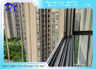 2m / Gesetzter Aluminiumdraht-vertikale Installation des schienenstrang-Fenster-unsichtbarer Grill-316