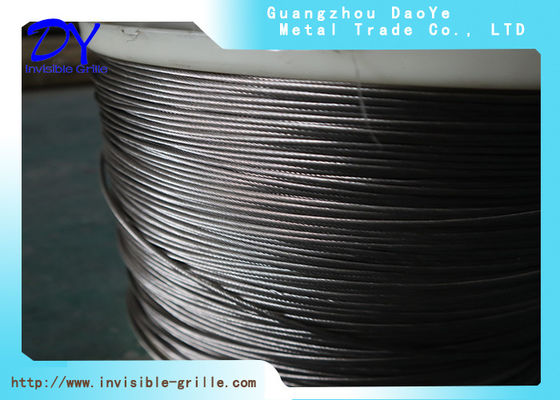 Helle Oberfläche Oberfläche 304 Edelstahldraht 316 7 7 Strang hervorragende Korrosionsbeständigkeit und mechanische Festigkeit