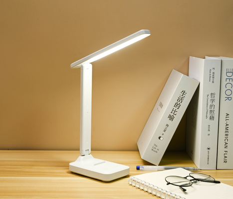 Verstellbare Armklapptablettenlampe 5500 Kelvin Touch Control mit 10 Glühbirnen für helle Beleuchtung