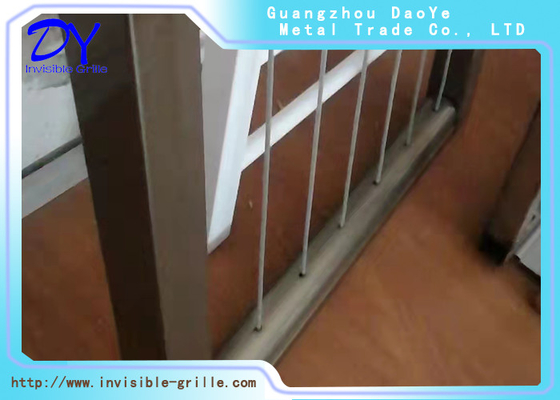 Unsichtbare 316 Drähte Balkon Gitter Kreuz Klemm Moderne Gesellschaft Design
