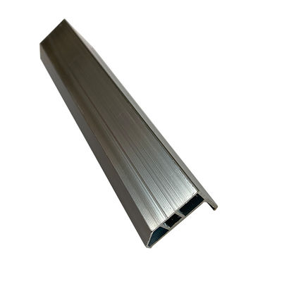 Aluminiumrahmen, Aluminiumschiene, Kunststoff-Endkappe, geeignet für Balkon, langlebig, leicht, korrosionsbeständiges Schienensystem