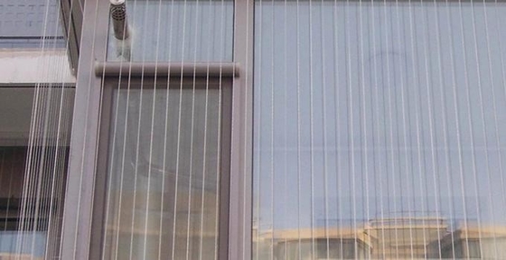 Einfach zu reinigen und transparente Fenster Unsichtbares Gitter für eine hohe Sichtbarkeit