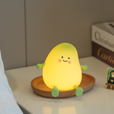 Mango Nachtlicht Süße Kinder Silikonlampe Für Kinder Schlafzimmer Schlafzimmer Beleuchtung USB-Ladung LED-Nachtleuchten