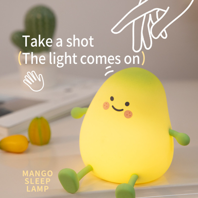 Kleine Mango Cute Nachtlampe mit USB-Ladung Nutzungszeit 5h-40h