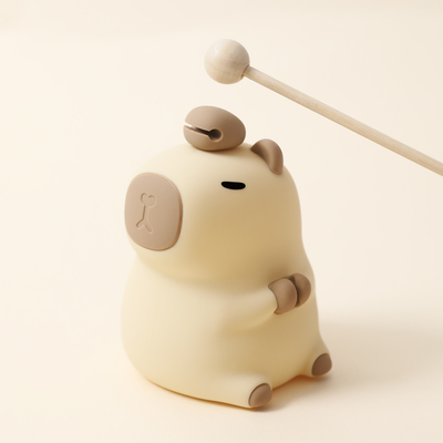 Modernes Design Silikon Capybara Nachtlampe Portable USB Wiederaufladbare LED Lichtquelle Berührungsteuerung Tierlampe Für Schlafzimmer