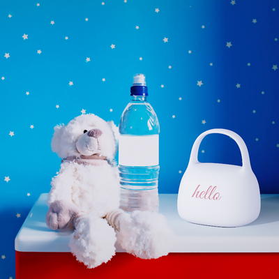 DIY Kreatives Geschenk Handtasche Silikon Klatschlampe Mit Zeit Bettdekoration Atmosphäre Schlaf Nachtlicht