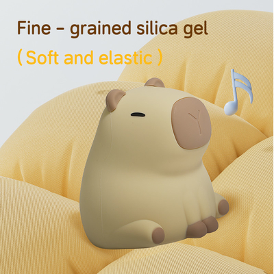 Kreative Capybara LED Nachtlicht niedliche Silikon-Tischlampe für Kinderzimmer Smart Home Geschenk