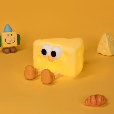 Fabrik Großhandel Weichkäse Silikon Baby Kinderzimmerlampe empfindliche Schlagsteuerung 7 Einfarbige Nachtlicht für Kinder