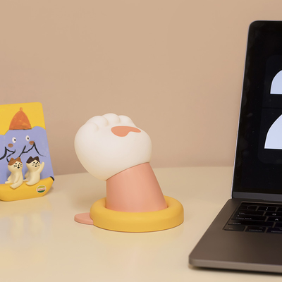 Cat Claw Kreatives Nachtlicht USB-Ladung Geburtstagsgeschenk Süßes und Süßes Praktisches Mädchengeschenk Silicone Patting-Licht