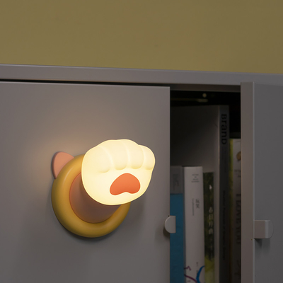 Fabrik schöne Schlafsteuerung CAT PAW USB Schlafzimmerlampen Silikonlampe wiederaufladbare Berührungslicht Silikon Nachtlicht