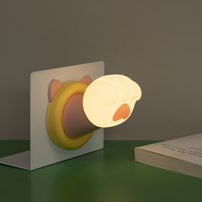 Fabrik schöne Schlafsteuerung CAT PAW USB Schlafzimmerlampen Silikonlampe wiederaufladbare Berührungslicht Silikon Nachtlicht
