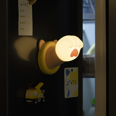 Fabrik schöne Schlafsteuerung CAT PAW USB Schlafzimmerlampen Silikonlampe wiederaufladbare Berührungslicht Silikon Nachtlicht