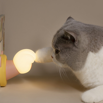 Fabrik schöne Schlafsteuerung CAT PAW USB Schlafzimmerlampen Silikonlampe wiederaufladbare Berührungslicht Silikon Nachtlicht