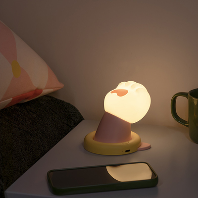 Cat Paw Nachtlicht mit Batteriekraftquelle und Multifunktionsdesign