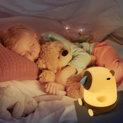 Schöne Snottybara Tischlampe Tier Wiederaufladbares Kreatives Cartoon Capybara Silikon Nachtlampe