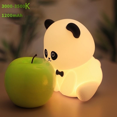 Gentleman Panda Nachtlicht Kneten und Linderung von Stress Büro Ornament Bettkopf Begleiter Schlaf LED Schreibtischlampe