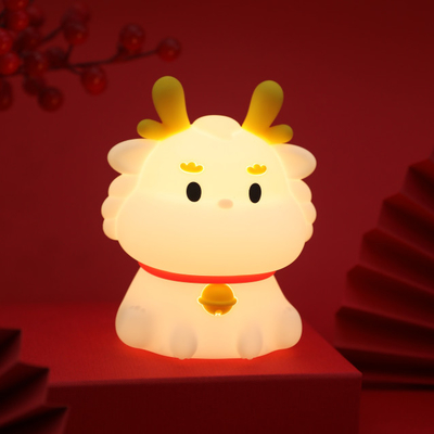 LED-USB Wiederaufladbares Dimmen Dragon Touch Cartoon Süßes Schlafzimmer Dekor Silikon Baby Loung Tischlampe Nachtlicht