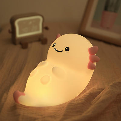 Modernes Design Silikon Nachtlicht niedliche LED warme weiße bunte Nacht für Kinder Schlafzimmer Touch Control