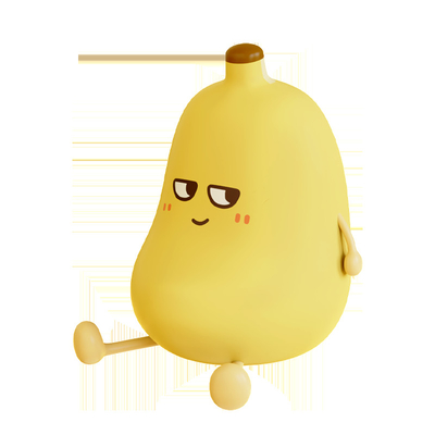 Lieblingliche Banane Cartoon Frucht LED Nachtlicht Silikonlampe Touch Sensor Timing USB Wiederaufladbar Kinder Schlafzimmer Geburtstagsgeschenk