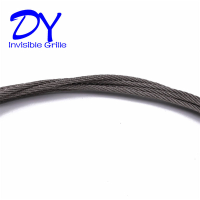 316 Wire Nylon Beschichtung2.0mm Balkon Unsichtbares Gitter KombinationSicherheit