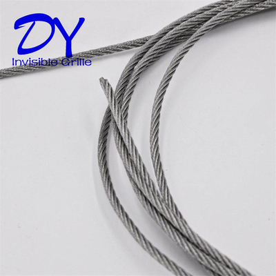 316 Wire Nylon Beschichtung2.0mm Balkon Unsichtbares Gitter KombinationSicherheit