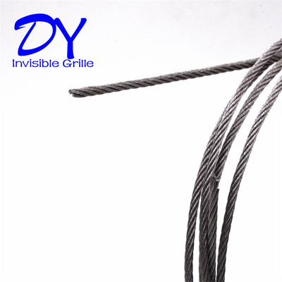 316 Wire Nylon Beschichtung2.0mm Balkon Unsichtbares Gitter KombinationSicherheit