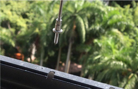 Hohe Haltbarkeit Balkon Sicherheitsgrill Korrosionsbeständig für Balkon Sicherheit und Schutz
