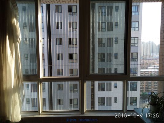 Korrosionsbeständige Stahl 316 Drähte Balkon Unsichtbares Gitter