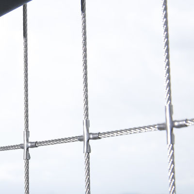 Einfache Brandschutz für Haustiere Unsichtbares Gitter mit 5 cm Drahtweite für Balkon- und Fensterschutz