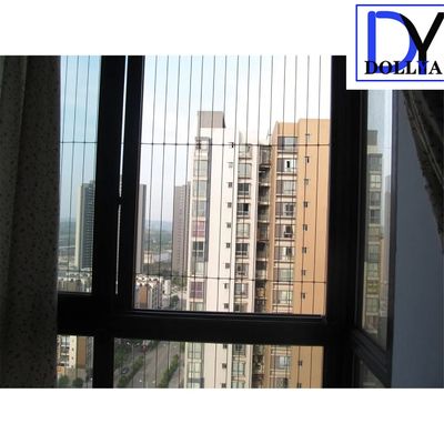 Window Invisible Grille with 316 Grade Stainless Steel 5cm Wire Distance Gap and B Security Rating