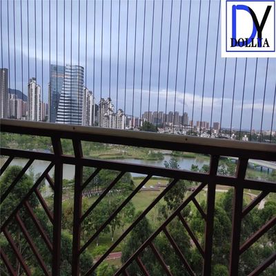 316 Edelstahl 2,0 mm Draht Unsichtbares Gitter mit Nylonbeschichtung und 5 cm Drahtabstand