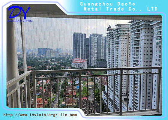 Unsichtbares Sicherheitsgrill Schutz unsichtbare Barriere, die bei gleichzeitiger Erhaltung der ästhetischen Harmonie entwickelt wurde