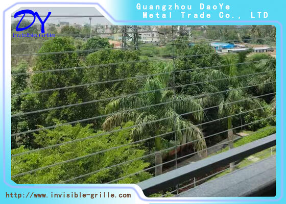 Unsichtbares Sicherheitsgrill Schutz unsichtbare Barriere, die bei gleichzeitiger Erhaltung der ästhetischen Harmonie entwickelt wurde